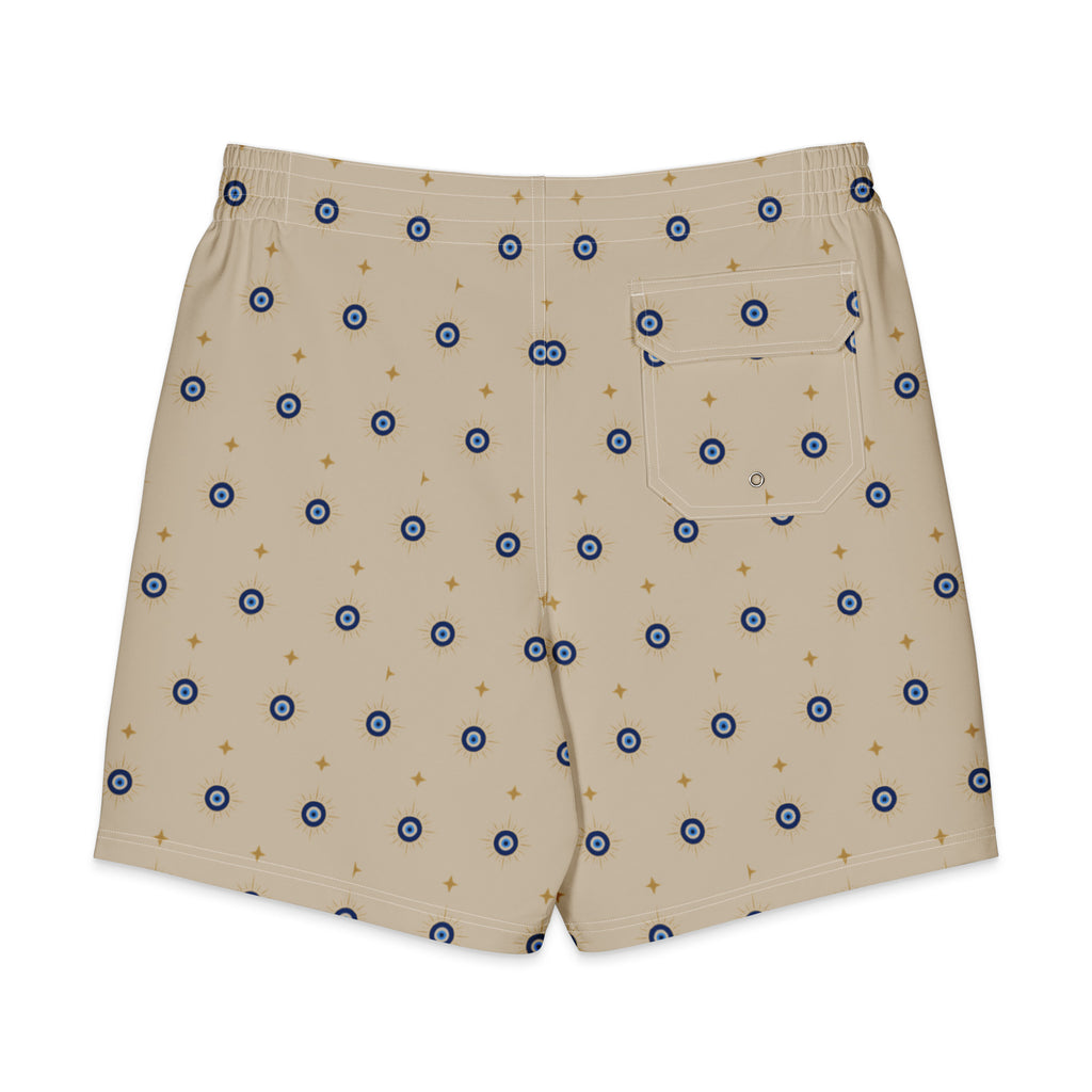 Turkish Coffee Swim Shorts – back view