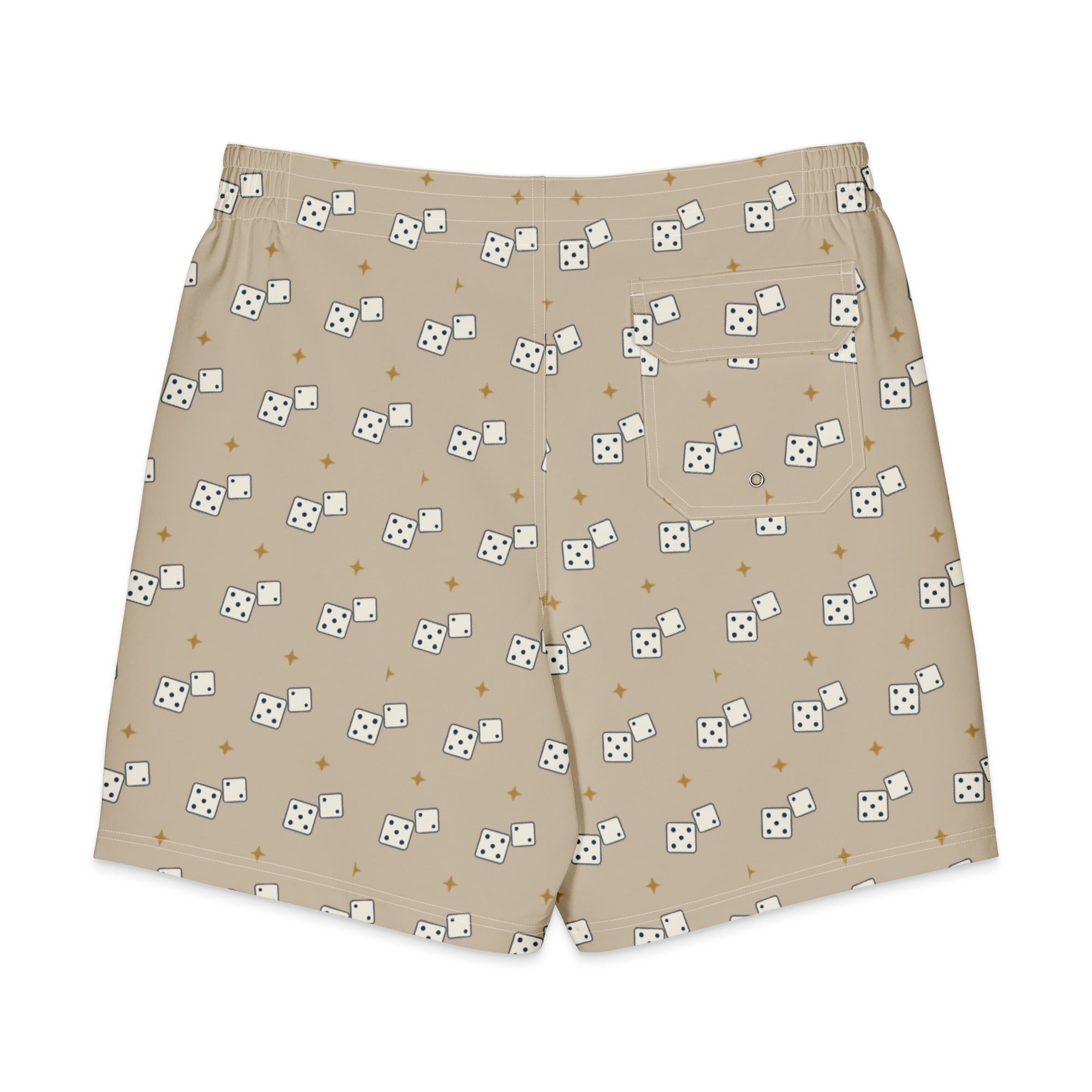 After Sun Dice Swim Shorts – back view